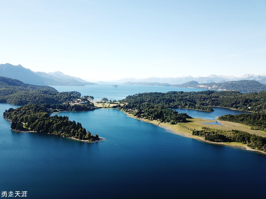 阿根廷风景秀丽的湖区